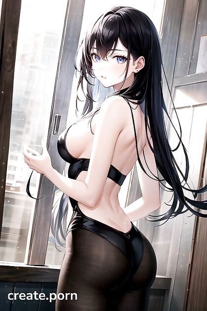Bunny Girl 18+ Shows Off Her Juicy Ass inSTEAMY Hentai AI Image