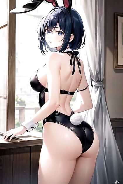 Bunny-Girl 18+ Shows Off Her Juicy Assets in Seductive Drink Image Hentai