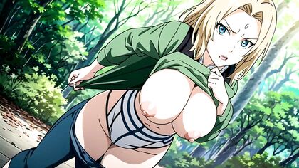 Unbuttoned - Detailed Full Body Screencaps in Hentai AI Image