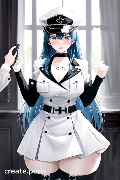 Esdeath's Massive Ass and Expanding Breasts in Akame ga Hentai Ecstasy