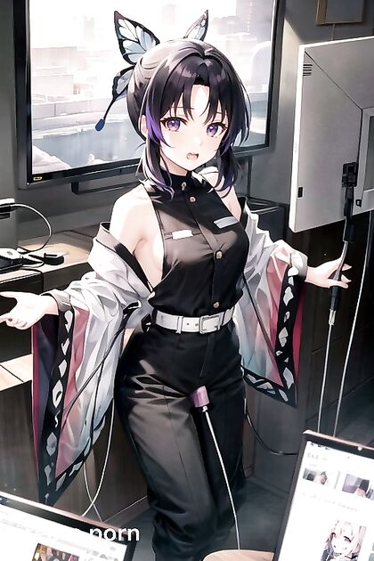 Sex Machine Action Front and Center in steamy Hentai Hentai AI Image