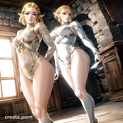 Bottom-Up Surreal Full Body Hentai AI Image