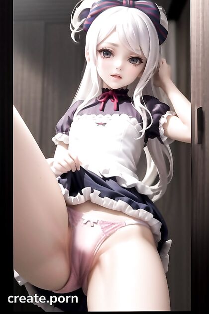 Shalltear Bloodfallen's Skirt Lifted in Intense 3D Hentai AI Image