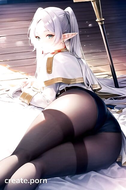 Luscious Legs in Nylon Stockings Spread Wide for Seductive Hentai Pleasure