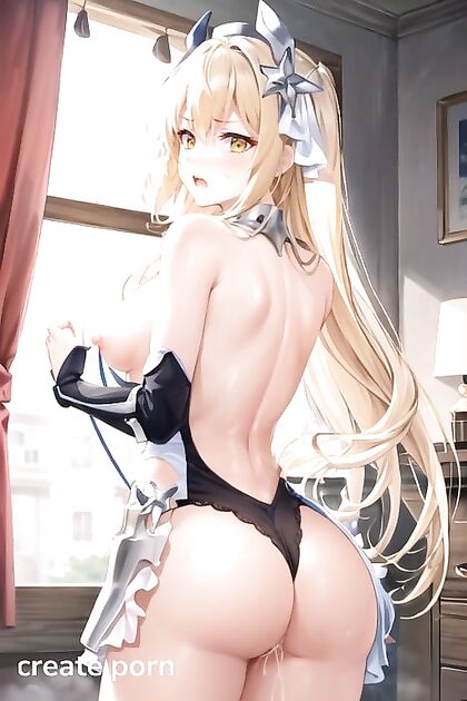 Disgusted Expression While Being Fucked From Behind in POV Hentai AI Image
