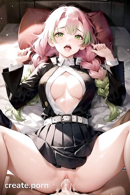 Mitsuri Kanroji's Underboob Tempts in Ecstatic hentai Orgasms