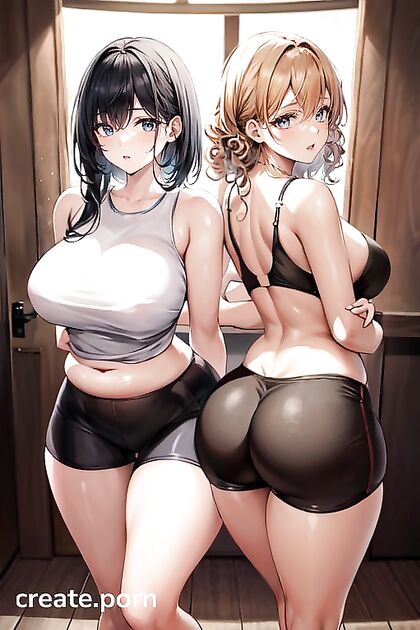 Two Bodies Oiled Up with Arms Bound forSTEAMY Hentai Pleasure