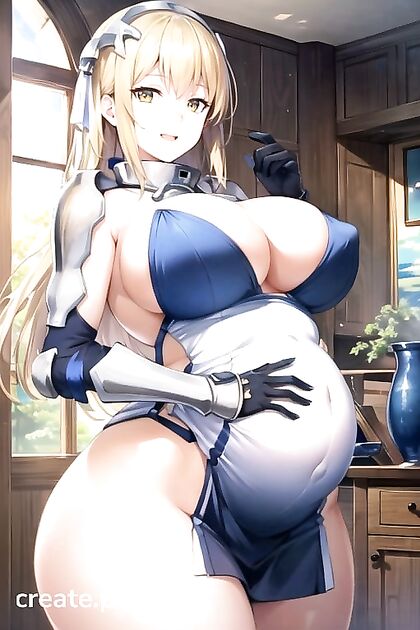 Happy Pregnant Woman with Massive Ass Ringing Bells in Hentai Pleasure