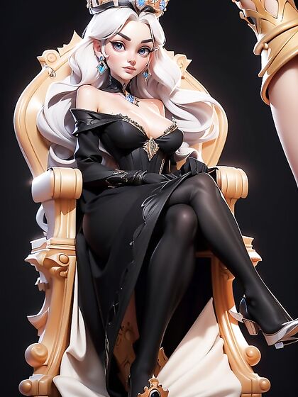 Queens Gown RevealsExposed Breasts in Palace hentai Hentai AI Image