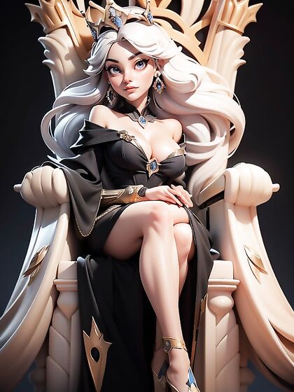 Sitting on the Throne in the Royal Chamber for 3D Hentai Pleasure