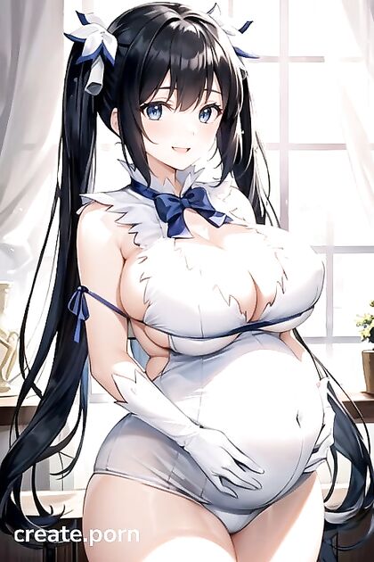 Hestia from DanMachi Enjoying Blissful Hentai Pleasure in Her 20s