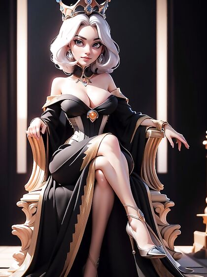 Queen's Pleasure on the Throne - Royal Palace hentai Fantasies