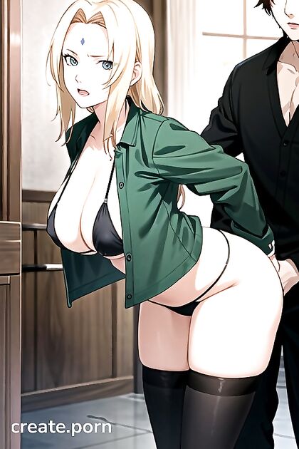 Tsunade from Naruto Bound in Bikini for Explosive Hentai Pleasure