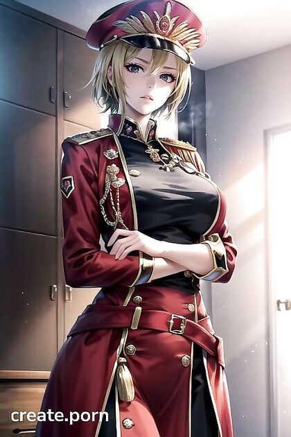 Waist-Shot Seduction - Fit Girl 18+ in Tight Clothes Tempts You in Hentai AI Image