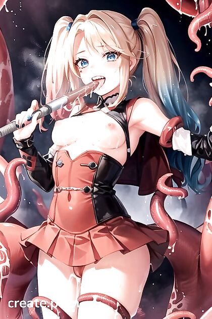 Harley Quinn as a Busty Flight Attendant in Naughty Hentai Adventures