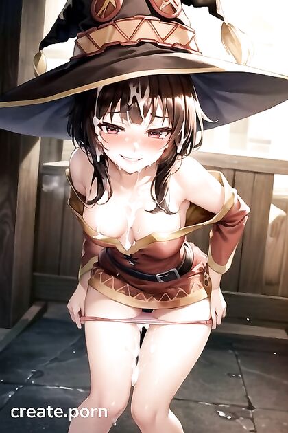 Mischievous Smile and Skinny Bliss in Creamy Hentai Pleasure
