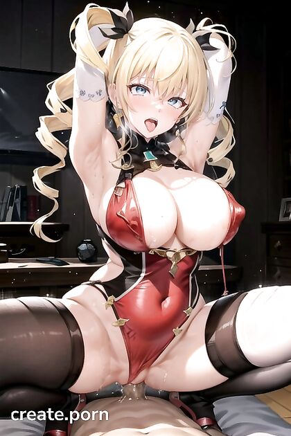 Arms-Up Ahegao CowGirl 18+ Ride in Steamy Hentai AI Image