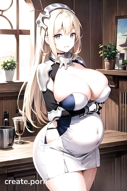 Aiz Wallenstein's Massive Pregnant Ass in Labyrinth Lord Hentai Fantasy