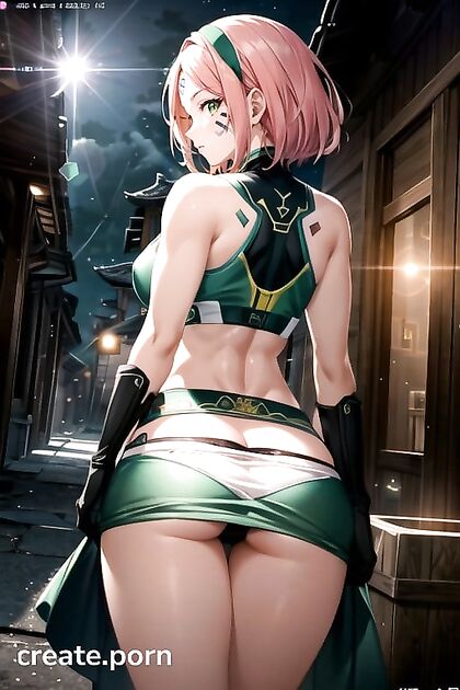 Ultra-Detailed Rear-View Split-Screen Hentai Sex Action