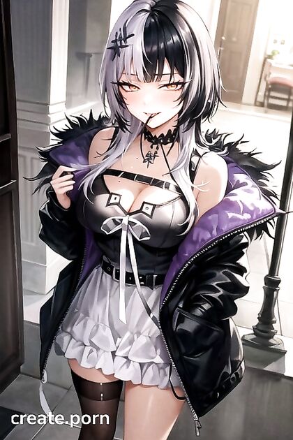 Shiori Novella with Juicy Cleavage and Mouth Agape in Wild Hentai Sex