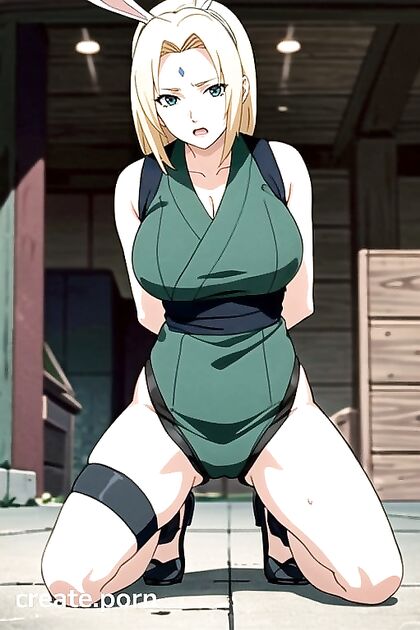 Tsunade’s Panty-Dripping Orgasm in Tight Nylon Stockings - Naruto Hentai Fucked Raw