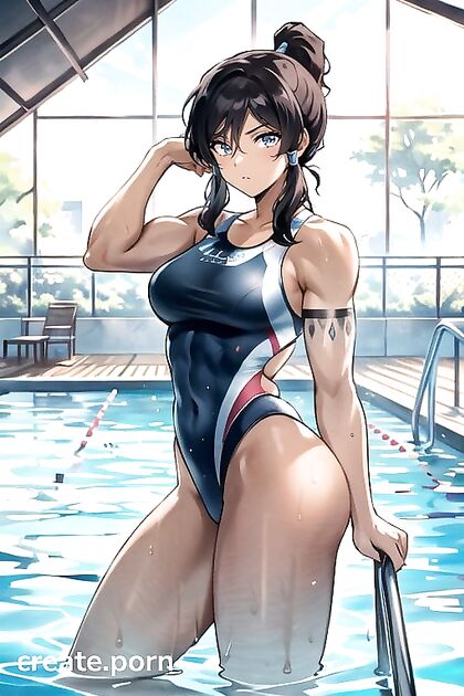 Korra in a Swimsuit Gets Pounded Outside Like a Fucking Animal