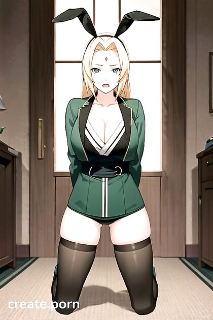 Tsunade in Bunny Costume Getting Pounded to Hell and Back
