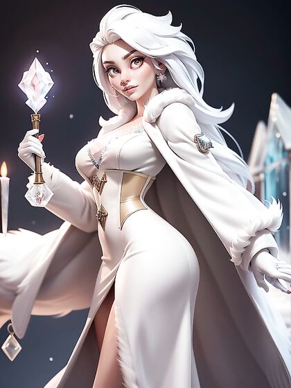 Natural Breast, Casting A Spell, Casting Frost Magic Hentai AI Porn
