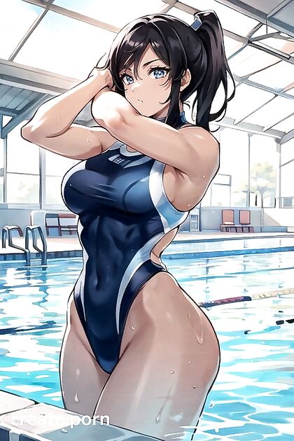 Yoga Bitches in Tight Competition Swimsuits Get Pounded Outside