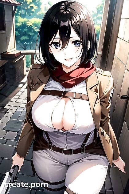 Mikasa Ackerman with Fucking Massive Tits in 18+ Hentai Sex Scene