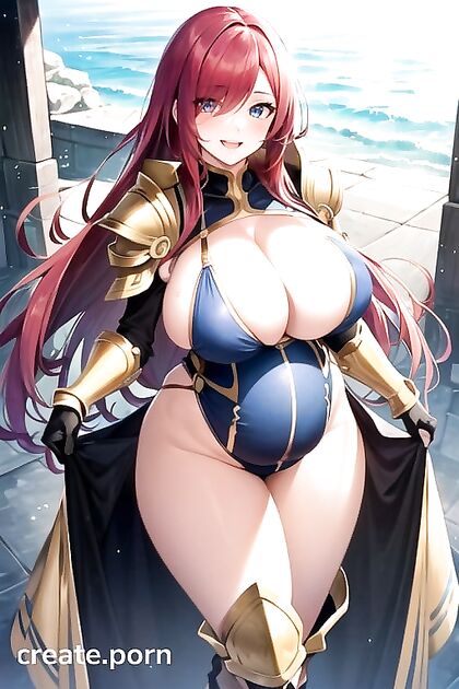 Hot, Swimsuit-Wearing Bitches with Massive Asses in Hentai Porn Action