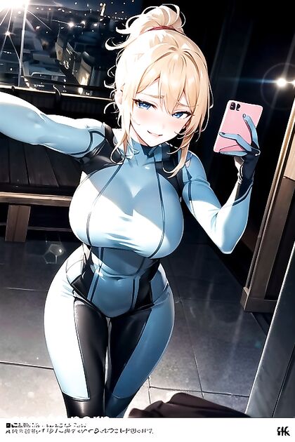 Samus Aran Strips Down and Blushes in Mischievous Hentai Porn Action