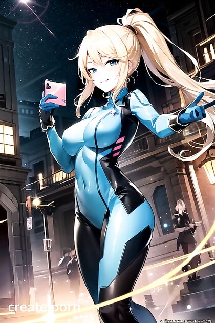 Samus Metroid Naked with Rounded Ass in Hardcore Hentai Porn Action