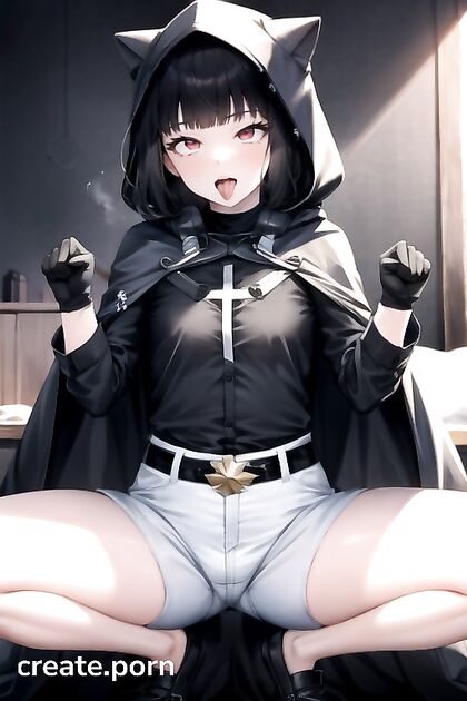 Waist Shot Ahegao Action in Pet Pose, Damn That’s Some Juicy Hentai Porn