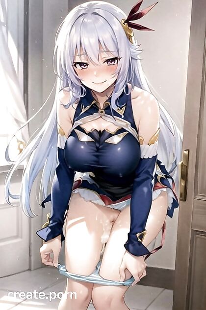 Hentai Babe Shows Off Juicy Tits in the Changing Room