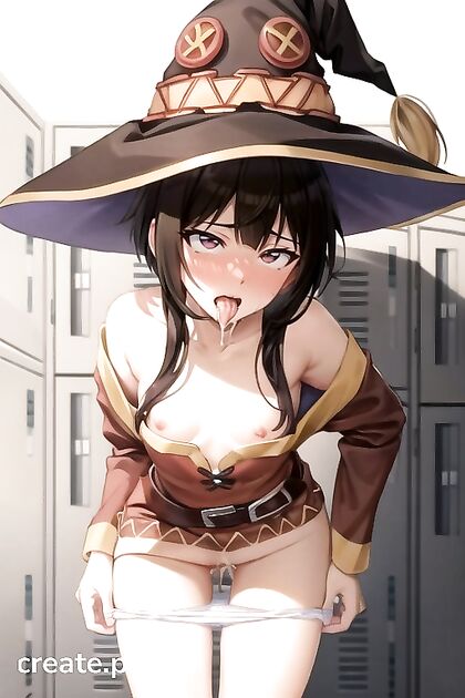 Megumin’s Skinny Ass Gets Fucked Raw in Isekai Quartet Hentai Porn