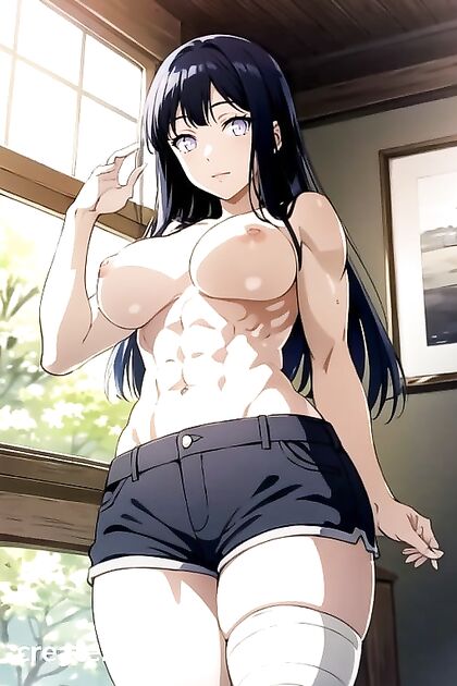 Hyuuga Hinata Naruto Hentai Porn with Round Ass and Perky Tits