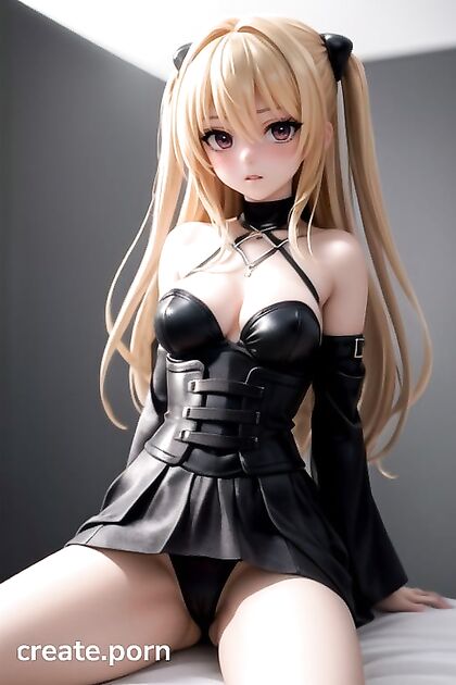 Gothic Temptress Reveals Her Massive Ass in To Love Ru's Dark Depths