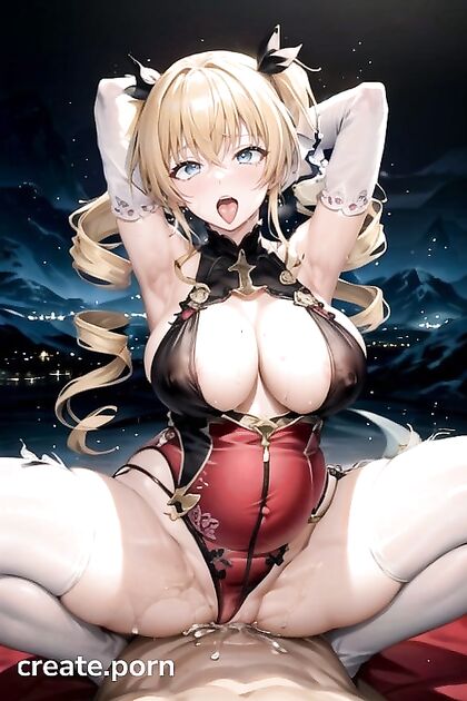 Claire Harvey's Hundred Fantasies - Busty Bliss with Arms Raised