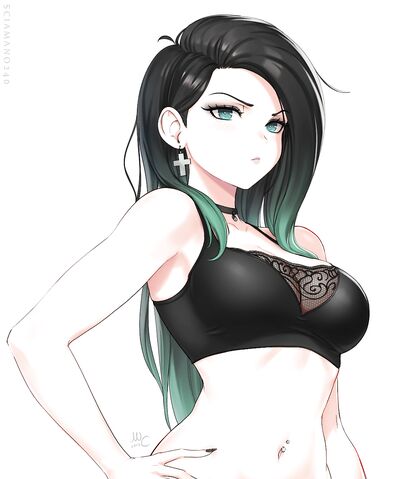 Hella Hot Goth Babe Gets Freaky in XXX HENTAI PIC