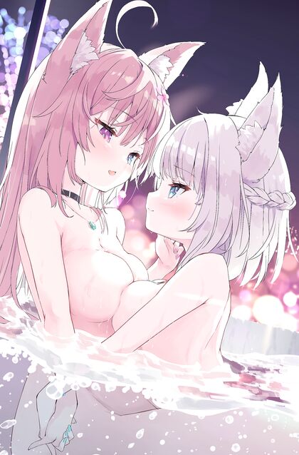 Horny Fox Chicks Getting Wet & Wild - Hentaified XXX Pic!