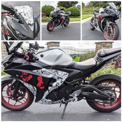 Hentaicated Motorbike - Mattress-Like Black Wrap for Ultimate Naughty Ride