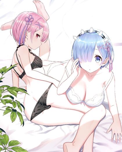 Horny Twins Get It On in XXX HENTAI PIC - Rem & RAM Go Hard!