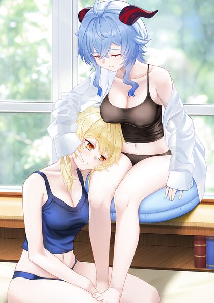 Holy Fuck! Luscious Luvly Lesbian Lovers Go Hentai XXX Wild!