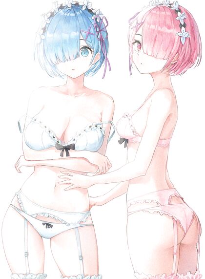 Horny Twins Get It On in XXX HENTAI PIC - Rem & RAM Go Hard!