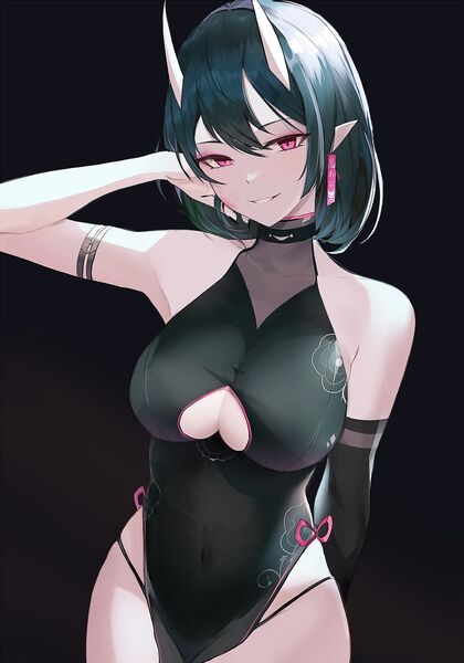 Horny Smut Sesh With Huge-Ass Demon Babe - XXX Pics of Hot Temptress Getting Down with Horned Monster