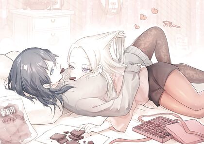 Holy shit!, That Pussy is Fierce! Hentaicat Snuggles Up in Her Coziest Kitten Cave