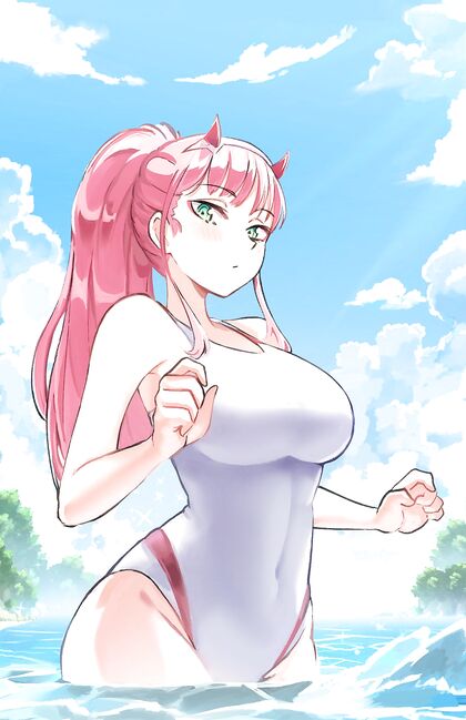 Holy Fuck! Zero-Two in Skimpier than SKIMPIest Bikini - You Won’ta Believe Your Eyes!