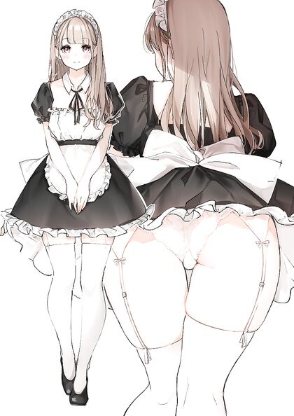 Hella Hot Hentaided Maids w/Thick thighed Legspreadz