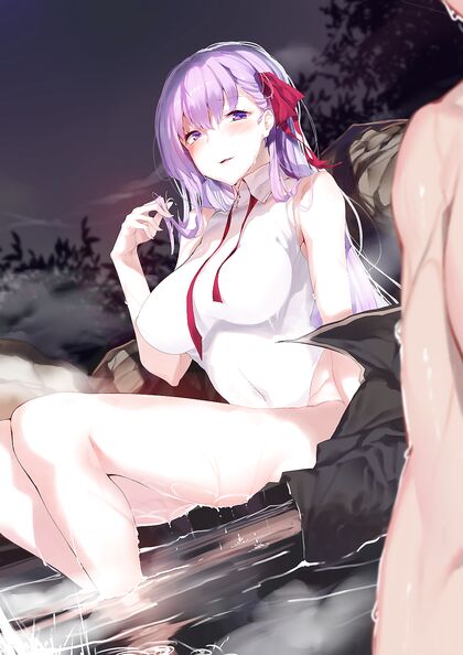 Horny AF at Hotspring w/ Banging Big Boobs (BB) - Steamy Pic Inside!